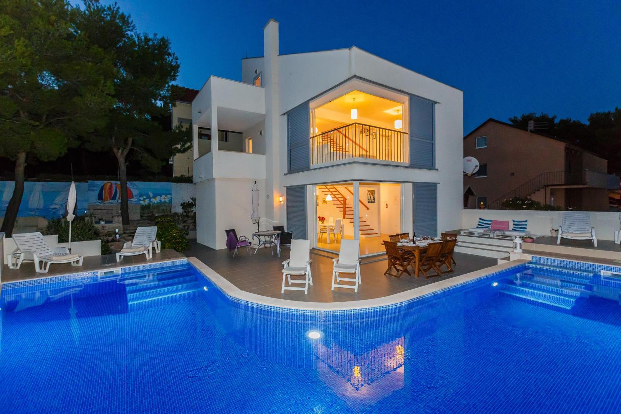 Villa Casabianca Milna  Buitenkant foto