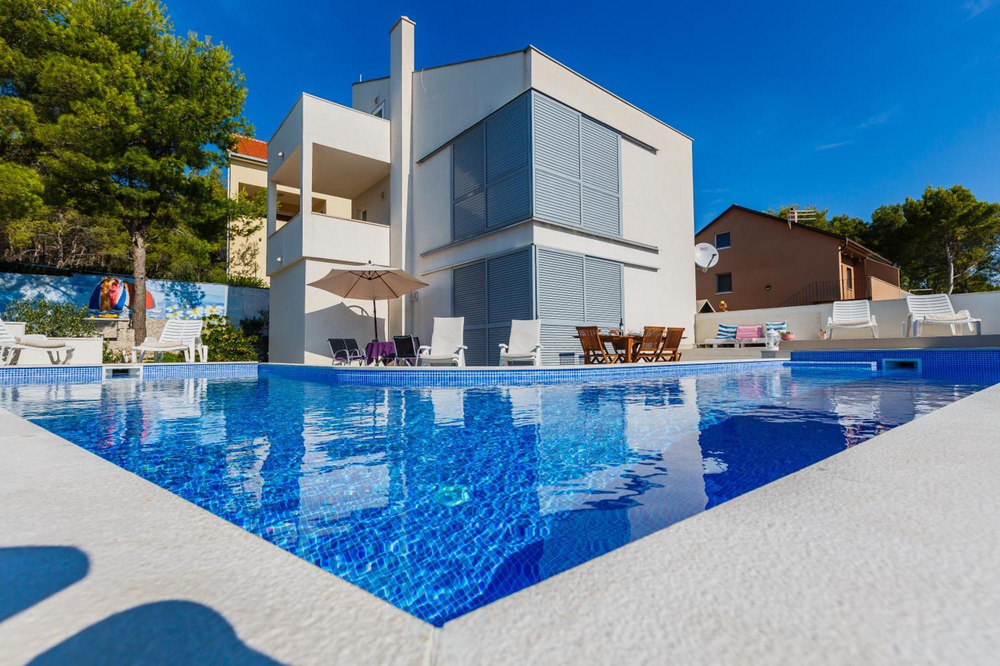 Villa Casabianca Milna  Buitenkant foto